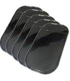 Funrarity Magic Anti-slip Non-slip Mat Car Dashboard Adhesive Mat Sticky Pad for Cell Phone Cd Electronic Devices Phone Pad Black (Pack of 5)