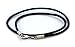 BICO 3mm Black Leather Necklace (CL7 Black)