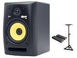 KRK RP6G2 Rokit G2 Powered Studio Monitor Package (6 Inch, 100 Watts with 1GB Flash Drive, Speaker S