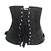 Burvogue Women's Steampunk Underbust Corset Waist Cincher Gothic Bustier Top