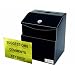 Advantus Steel Suggestion Box with Locking Top, 8.25 x 6.75 x 10 Inches, Black (VF50085)