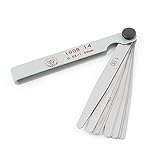 uxcell 隙間ゲージ　ゲージ　0.05－1mm厚さ　メトリック　測定　メジャー