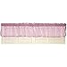 lovemyfabric Shiny Silver Stars On Sheer Organza Curtain/Valance Window Treatment (Pink)
