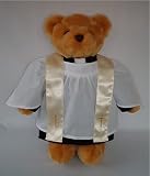Lindon Honey Jointed Bear in Vicar Outfit