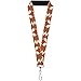 Buckle-Down Lanyard - Fox Face/Tail Orange/Natural
