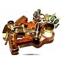 Super SEXTANT/ OKTANT 18 JHDT Teak Basis Rarit�t antik
