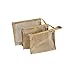 Harry D Koenig & Co Cosmetic Bag 3 Piece Set, Gold