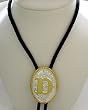 Silver/Gold Plated Monogram Letter "D" BoloTie