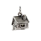Sterling Silver Country House Charm 41fsukxWiXL. SL160 Sterling Silver Country House Charm