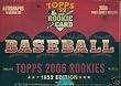 2006 Topps Rookies - 1952 Edition - Unopened Hobby Box (20 packs/box, 8 card per pack, average of 3 autographs per 24 pack box- loaded with new rookies designed after the classic 1952 Topps Set !)
