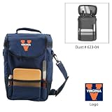 Virginia Cavaliers Duet Wine and Cheese Basket - Navy Blue