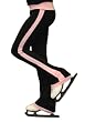 ChloeNoel P02 Ice Skating Stretch Polyester Spandex Side Stripe Pants Chloe Noel
