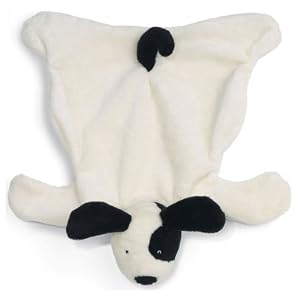 North American Bear Flatso Baby Cozy Black & White Dog