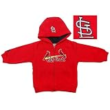 St. Louis Cardinals Full Zip Hood by Majestic Athletic
