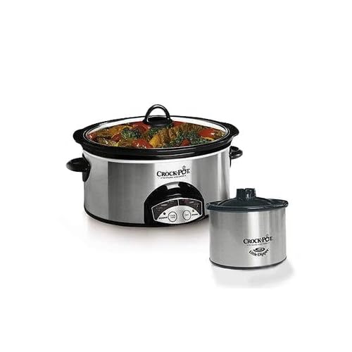 Exclusive Crock Pot SCVP659 SS Smart Pot Slow Cooker w/ Little Dipper