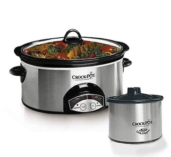 Crock-Pot SCVP659-SS Smart-Pot Slow Cooker w/ Little Dipper