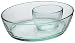 Luigi Bormioli Green Oval Chip and Dip Bowl