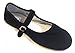 Shoes 18 Womens Cotton China Doll Mary Jane Shoes Ballerina Ballet Flats Shoes 11 Colors (6, 118 Black Micro Suede)