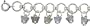 Sterling Silver Butterfly Charm Anklet