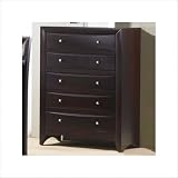 Sorelle 9710 - X Gia Five Drawer Chest Finish: White