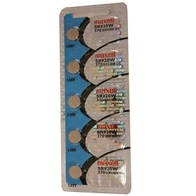 Maxell Watch Battery Button Cell 370 SR920W