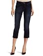 Democracy Womens Back Pockets Crop Cuffed Jean