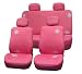 FH-FB053114 Floral Embroidery Design Car Seat Covers Pink... FH-FB053114 Floral Embroidery Design Car Seat Covers Pink...