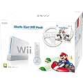 Nintendo Wii (White) with Mario Kart: Includes White Wii Wheel and Wii Remote Plus