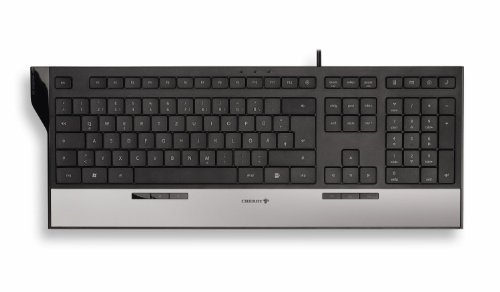 Cherry JK-0100EU Easyhub Corded Multimedia Tastatur US Englisch Preisvergleich