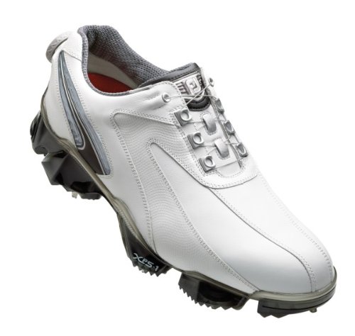 Closeout FootJoy XPS-1 BOA Golf Shoes White/Pearl/Charcoal Medium 8.5