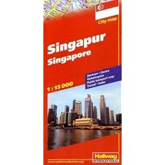 Hallwag Singapore Road Map