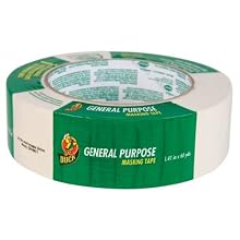 Duck Brand 394697 1.41-Inch by 60-Yard General Purpose Masking Tape, Beige