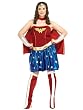 Womens Plus Size Wonder Woman Theatre Costumes SuperHero Costume Red White Blue