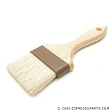 IMAGE OF 3'' Wide Flat Brush with Natural Bristles and Wooden Handle