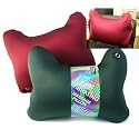 Black Vibrating massage pillow from Cushtie