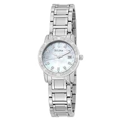 Bulova Women's 96R105 Diamond Accented Calendar Watch