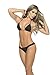 Espiral Women's Micro Thong Black Medium/Large