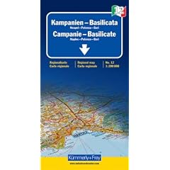 Italien 12. Campanien / Basilicata 1 : 200 000. Stra�enkarte: Neapel, Potenza, Bari. Sehensw�rdigkeiten, Stadtpl�ne, Transitpl�ne, Ortsindex