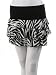 Juniors / Missy Zebra Stripes Polyester Three Tiered Ruffle Mini Skirt - New !
