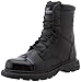 Thorogood GEN-Flex2 8” Side-Zip Black Tactical Boots for Men and Women - High-Shine Leather Heel & Toe with Goodyear Storm Welt and Slip-Resistant Outsole