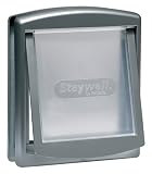 Staywell 757ML Originale 2-Wege Haustiertur Mittelgross, silber