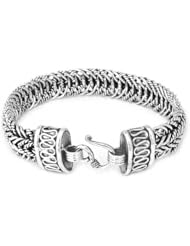 Sterling silver braided bracelet, Momentum - Sterling Silver Chain Bracelet