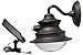 Gama Sonic Solar Barn Light with Motion Sensor GS-122-PIR - Matte Brown Finish