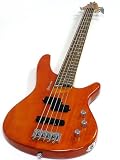 MAHOGANY 5 STRING ELECTRIC BASS GUITAR - B001LBQYF2