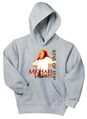 King Of Pop Michael Jackson Adult Hooded Sweatshirt