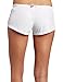 Soffe Women's Mesh Teeny Tiny Short, White, Medium
