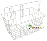 Micargi Lift-off with Handle Portable/hanging Beach Cruiser Bicycle Bike Basket White