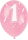 Number #1 Assorted Balloons 10 Count