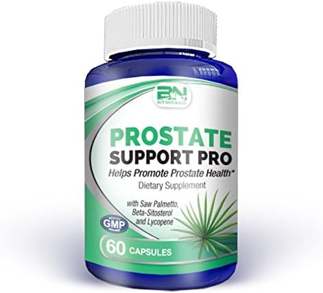 Natural Prostate Support with Saw Palmetto, Beta-sitosterol, Selenium, and Lycopene