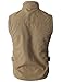 H2H Men's Winter Removable Hooded Padded Vest, Beige US L/Asia XL (KMOV081)
